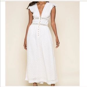 Raga Eyelet Aviana maxi dress, M, new